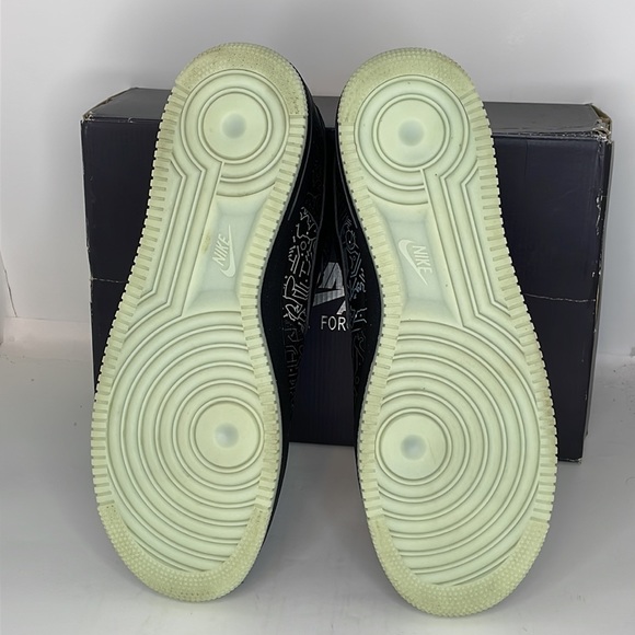 🔥🔥🔥 Nike Air Force 1 'Space Jam Computer Chip' Sneakers DH5354 001 Mens 13🔥 - Picture 3 of 9